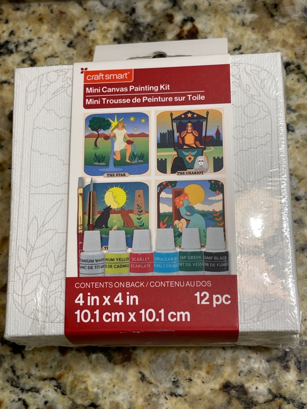 Mini Canvas Painting Kit - Tarot Cards